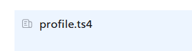 profile file